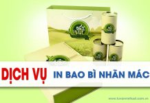 Dịch vụ in bao bì nhãn mác Dịch vụ in bao bì nhãn mác