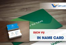 Dịch vụ in name card Dịch vụ in name card