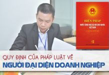 Quy định về người đại diện theo pháp luật của công ty Quy định của pháp luật về người đại diện doanh nghiệp