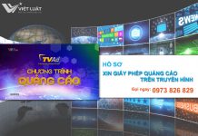 Dịch vụ quảng cáo trên truyền hình Hồ sơ xin giấy phép quảng cáo trên truyền hình