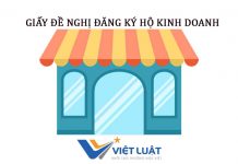 Giấy đề nghị đăng ký hộ kinh doanh Giấy đề nghị đăng ký hộ kinh doanh