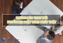 Thông báo thay đổi người đại diện theo pháp luật Thông báo thay đổi người đại diện theo pháp luật