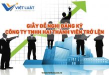 Giấy đề nghị đăng ký công ty TNHH hai thành viên trở lên