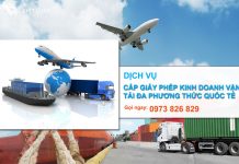 Dịch vụ cấp giấy phép kinh doanh vận tải đa phương thức quốc tế Dịch vụ cấp giấy phép kinh doanh vận tải đa phương thức quốc tế