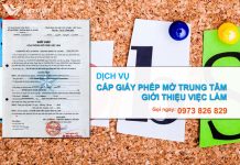 Dịch vụ cấp giấy phép mở trung tâm giới thiệu việc làm Dịch vụ cấp giấy phép mở trung tâm giới thiệu việc làm