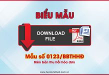 Biên bản thu hồi hóa đơn Biên bản thu hồi hóa đơn