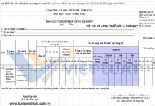 Báo cáo tình hình sử dụng hóa đơn Mẫu số BC26/AC Mẫu báo cáo tình hình sử dụng hóa đơn Mẫu số BC26/AC