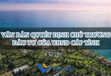Văn bản quyết định chủ trương đầu tư của UBND cấp tỉnh Văn bản quyết định chủ trương đầu tư của UBND cấp tỉnh