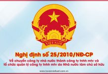 Nghị định Số 25/2010/NĐ-CP