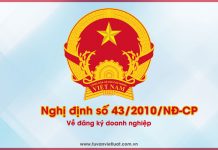 Nghị định số 43/2010/NĐ-CP
