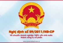 Nghị định số 59/2011/NĐ-CP Nghị định Số 59/2011/NĐ-CP