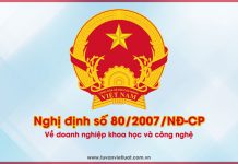 Nghị định số 80/2007/NĐ-CP Nghị định số 80/2007/NĐ-CP