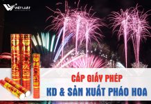 Giấy phép kinh doanh và sản xuất pháo hoa Cấp giấy phép kinh doanh và sản xuất pháo hoa