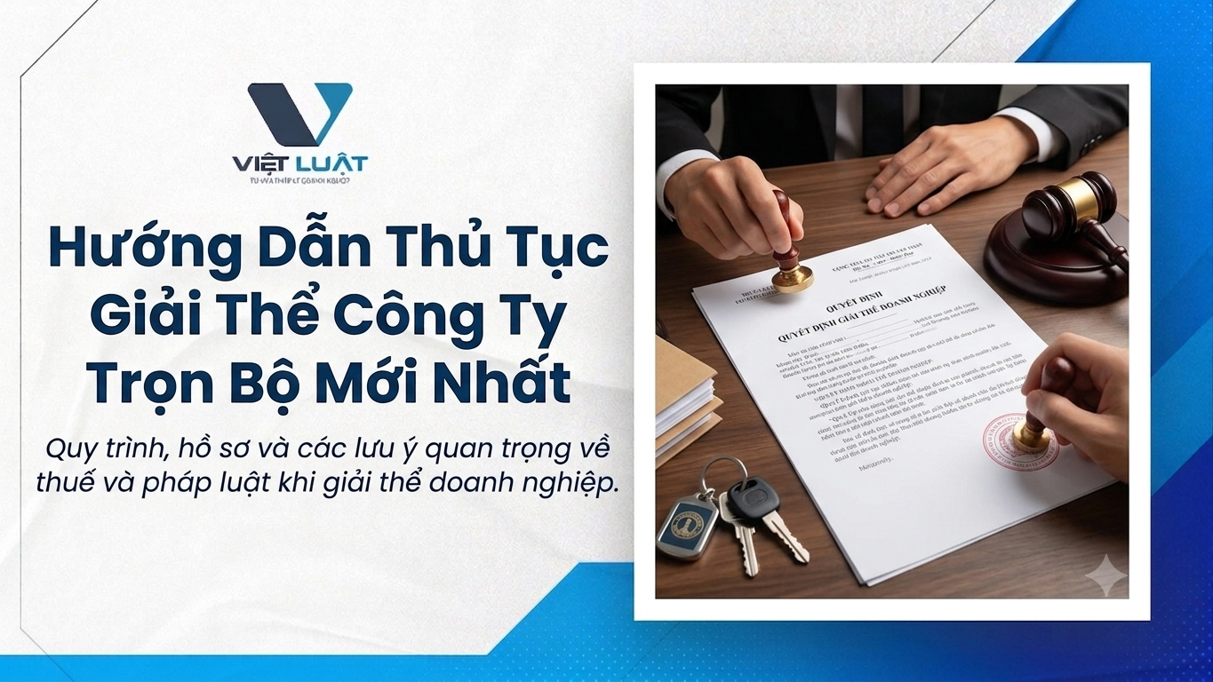 Hướng Dẫn Thủ Tục Giải Thể Công Ty Trọn Bộ Mới Nhất